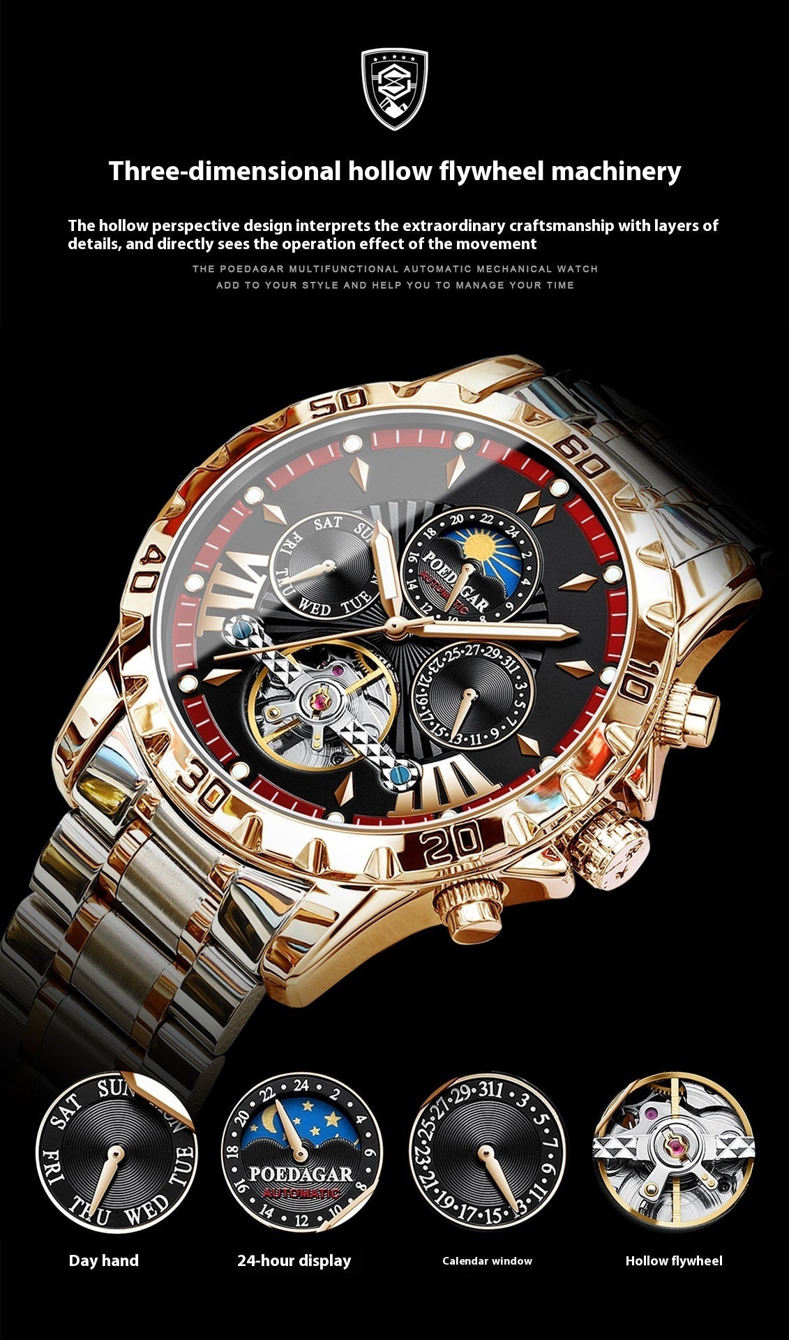 New Automatic Men's Mechanical Watch UrShope