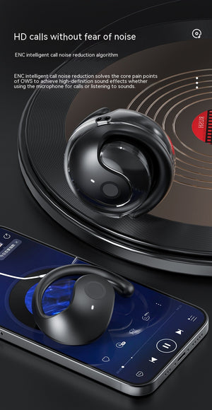 Small Coconut Ball Bluetooth Headset Non-in-ear Sports Headset UrShope