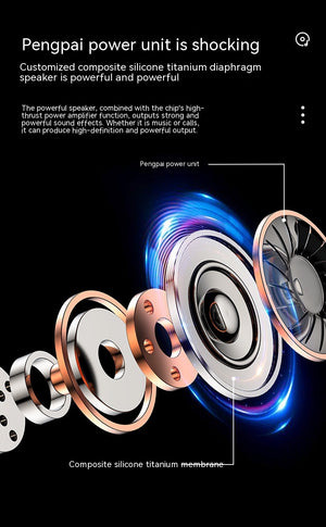 Small Coconut Ball Bluetooth Headset Non-in-ear Sports Headset UrShope