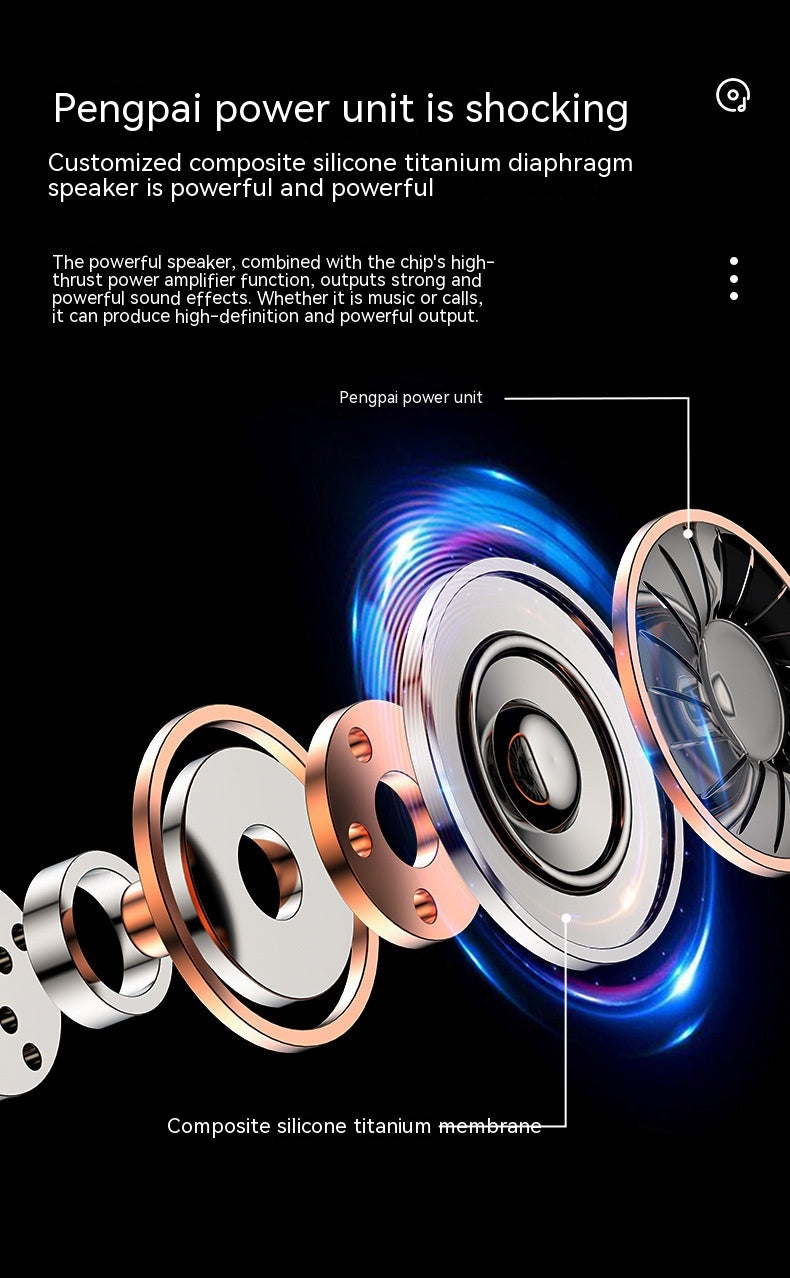 Small Coconut Ball Bluetooth Headset Non-in-ear Sports Headset UrShope