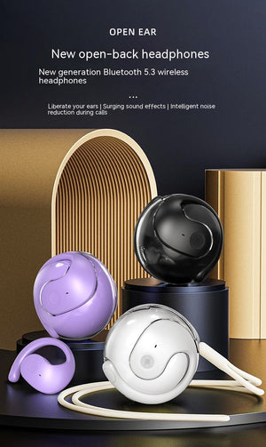 Small Coconut Ball Bluetooth Headset Non-in-ear Sports Headset UrShope