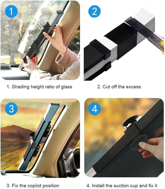 Retractable Sun Car Shade UrShope