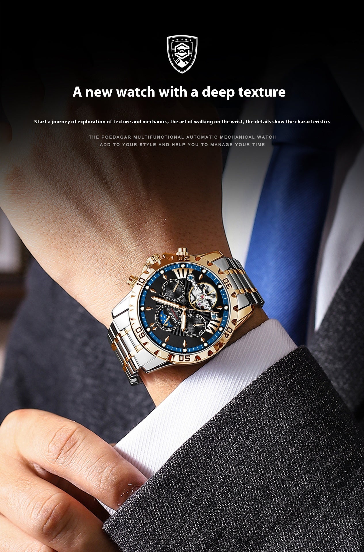 New Automatic Men's Mechanical Watch UrShope