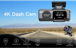 4K Ultra HD Smart Car Dash Camera UrShope