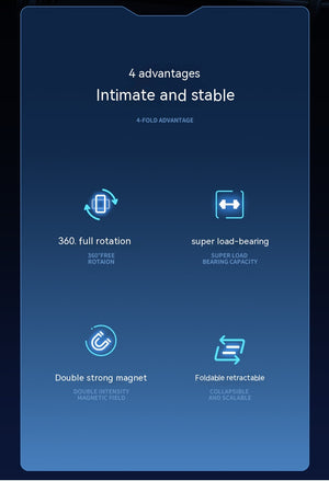 Magnetic Car Phone Holder Hanging Screen Car 360 Degree Rotating Metal Aluminum Alloy UrShope