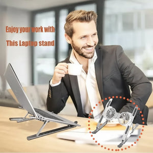 Foldable Dual Fan Laptop Cooling Stand UrShope