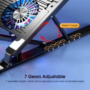 Foldable Dual Fan Laptop Cooling Stand UrShope
