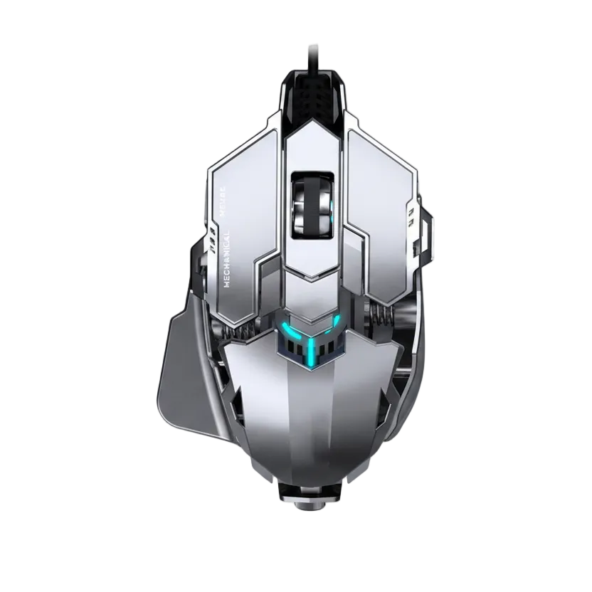 forerunner-esports-gaming-mouse-wired-mechanical-macro-metal-weighted-mute-urshope