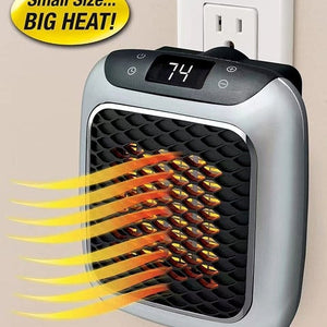 Space Heater, Portable Electric Space Fan Hearter with Thermostat, Easy Grip