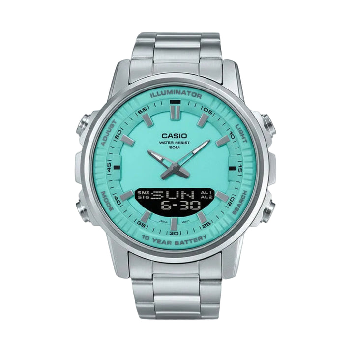 Turquoise Dial Men Watch Casio