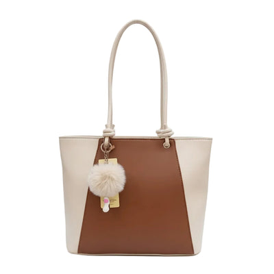 Two-Tone Elegant Tote Handbag UrShope