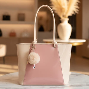 Two-Tone Elegant Tote Handbag UrShope