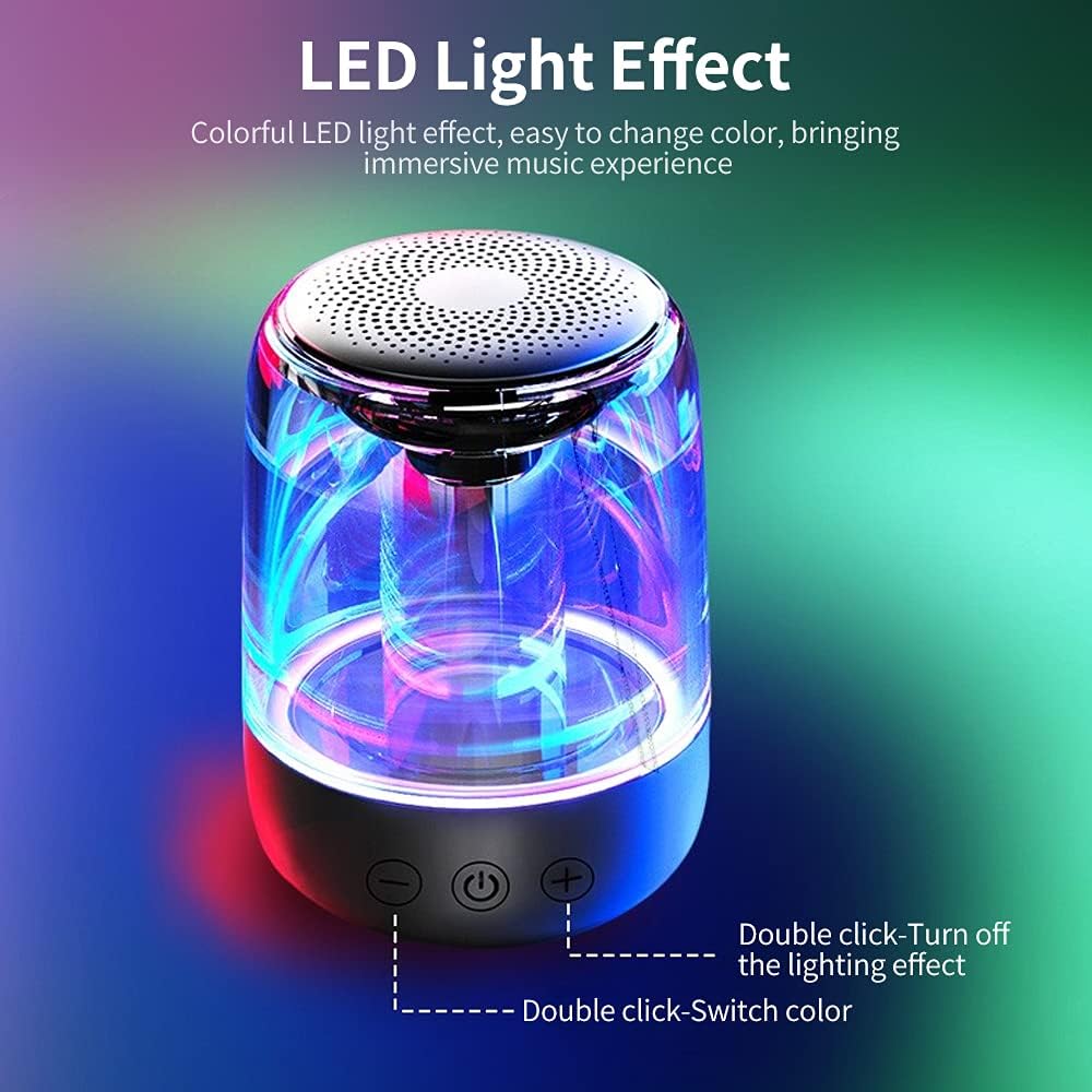 Portable Bluetooth Speaker – Deep Bass, LED Light Show, FM Radio UrShope