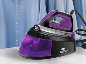 SteamPro Surge+ 2400W Professional Steam Generator Iron with Detachable TOBI