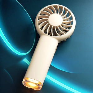 Little Hornet Handheld Mini Electric Fan Portable Charging With Small Lamp UrShope