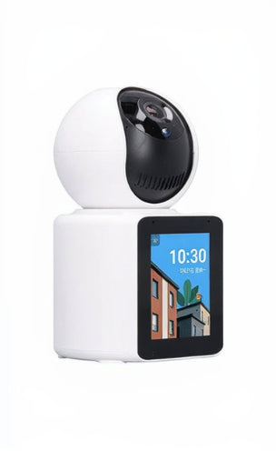 Smart WiFi Camera with Screen and Video Call Function via App, Full HD 1080p, Wireless
