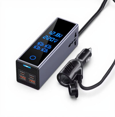 300W DC-AC Inverter 220V to 12V Car Charger Adapter with LCD Display UrShope